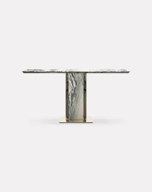 Afon Cipollino Verde Marble Console Table