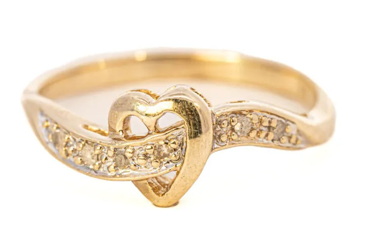 Celebrate Love with a Heart-Shaped Diamond Ring