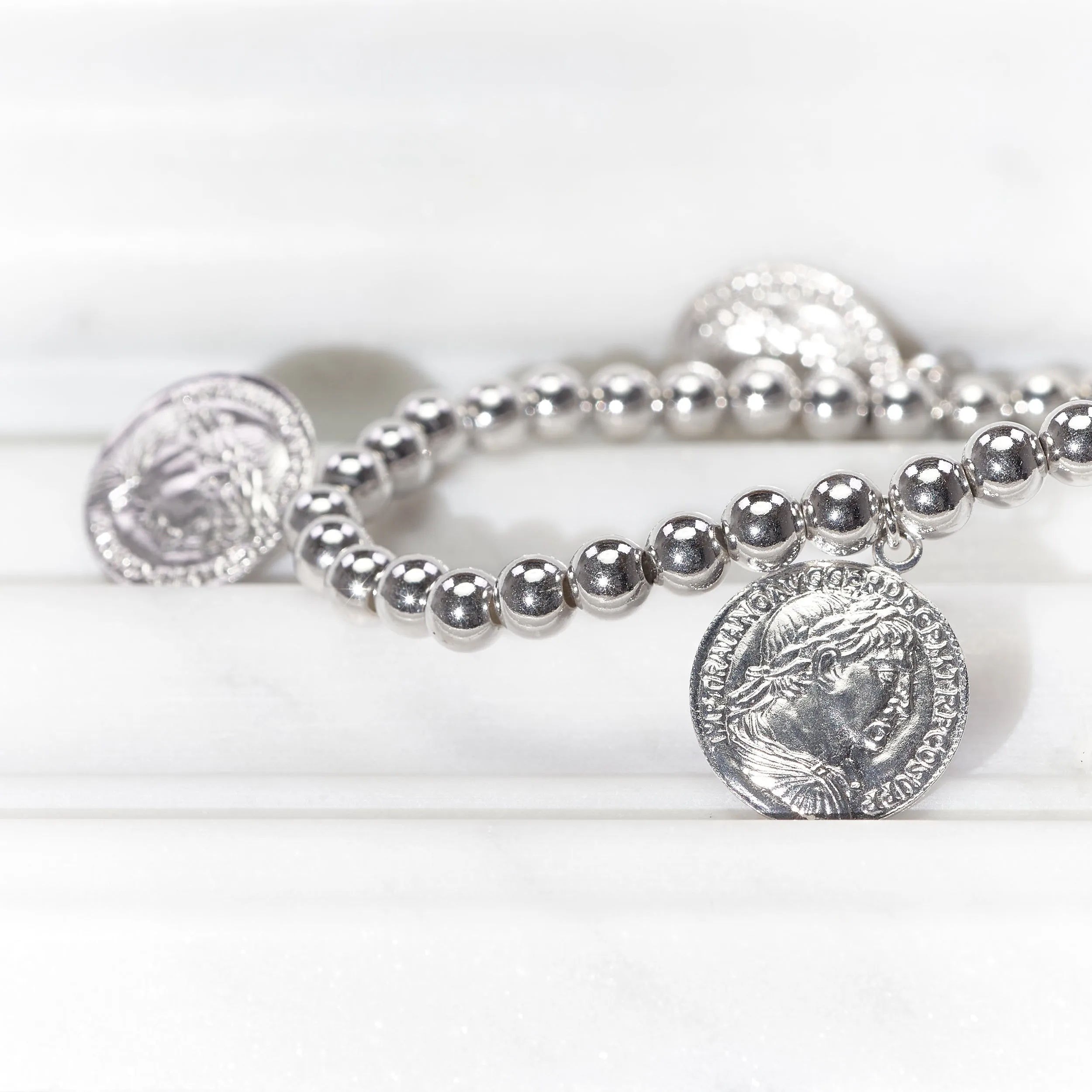 Coin Stretch Bracelet