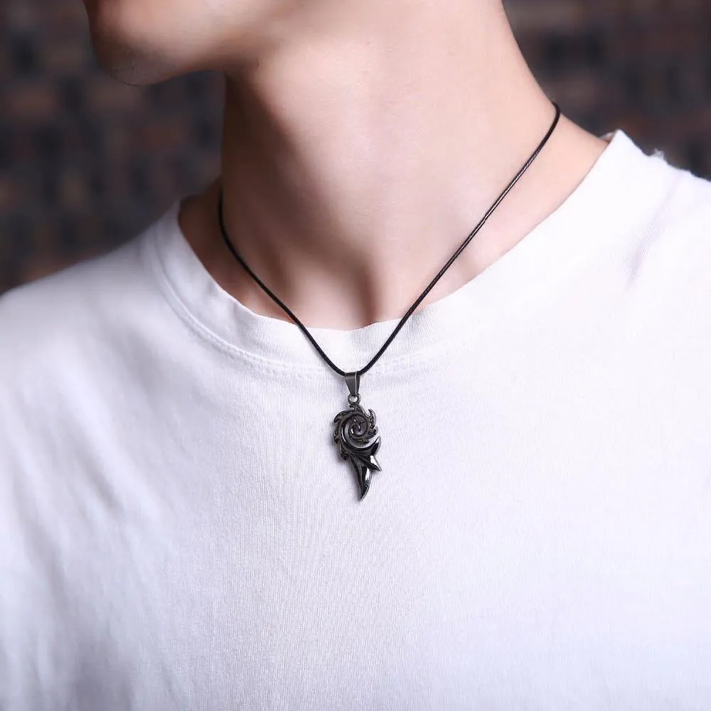 Cold Dragon Flame Necklace