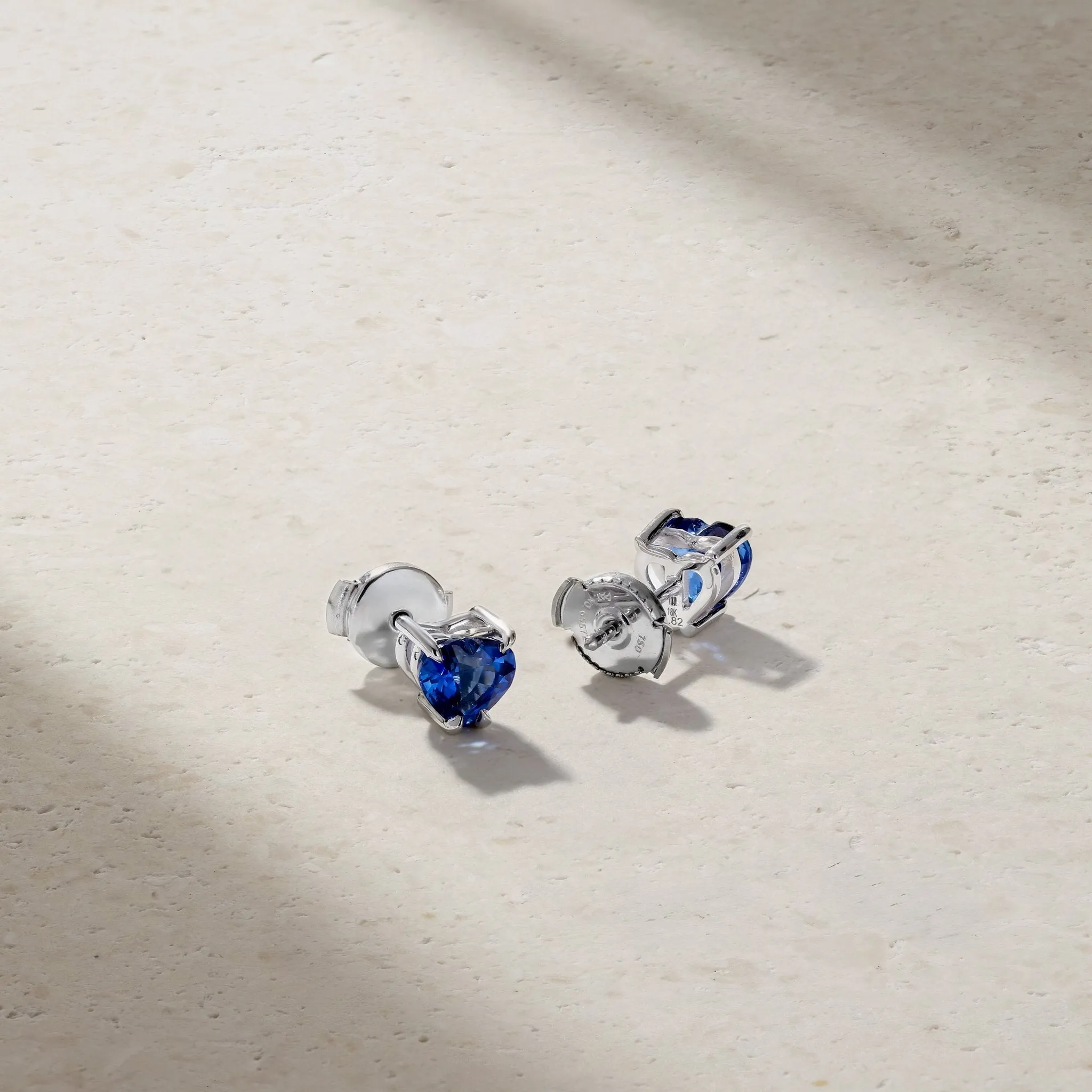 Dilara Sapphire Stud Earrings