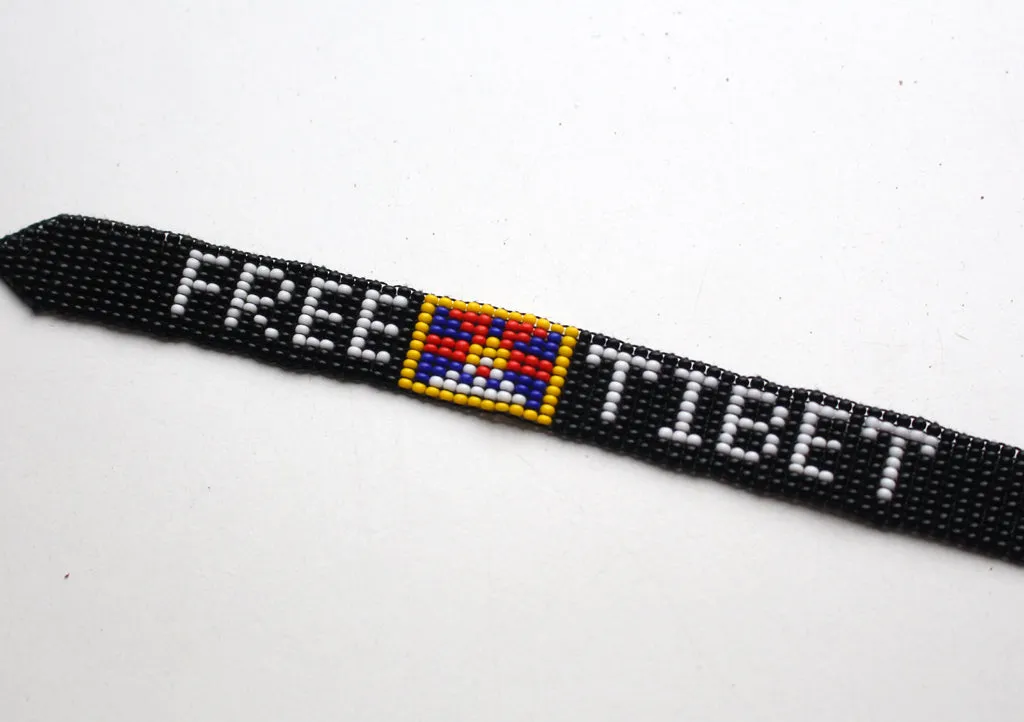 Free Tibet Glass Beads Bracelet, Unisex Bracelet