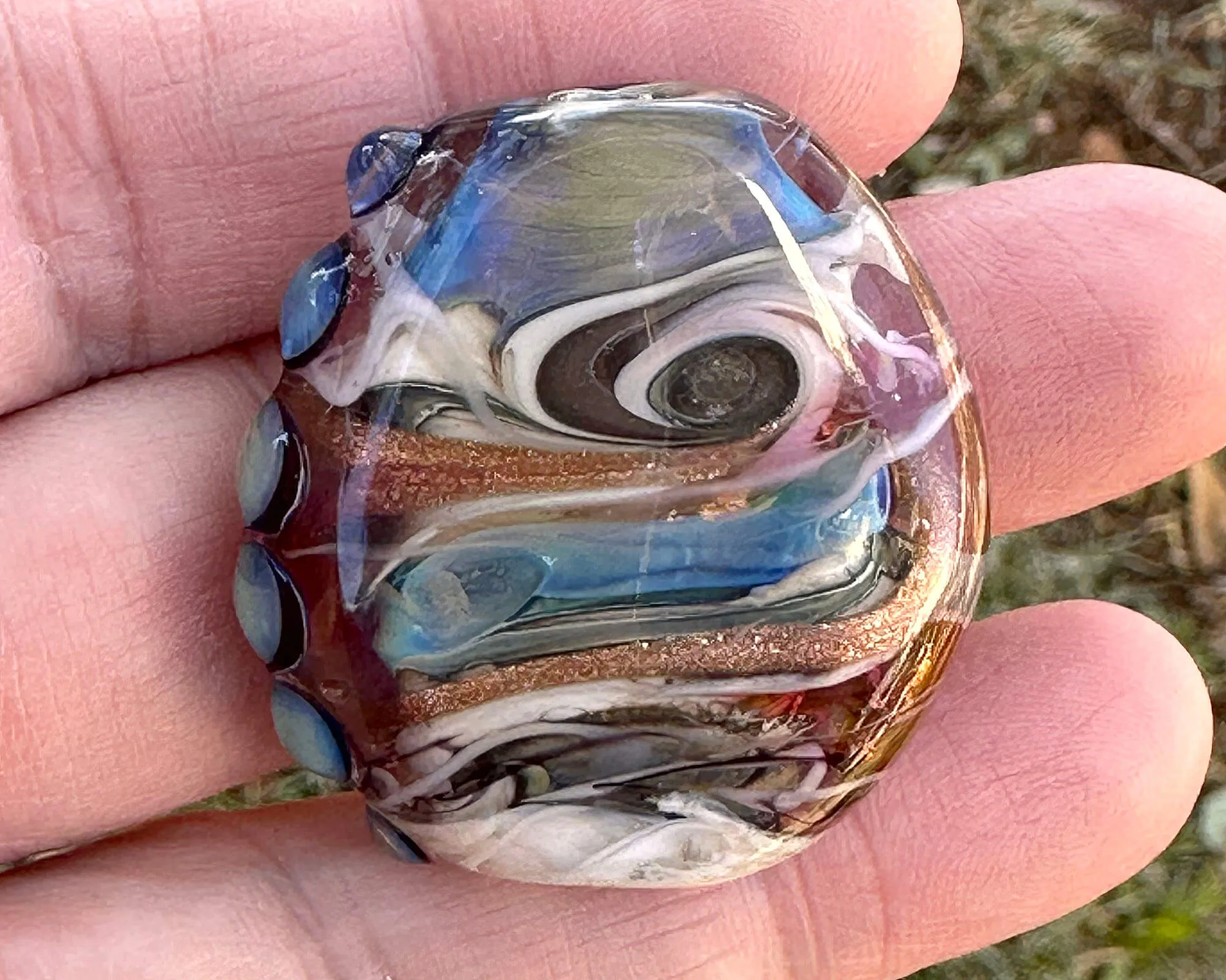 Jewels Organic Lampwork Focal Bead SRA