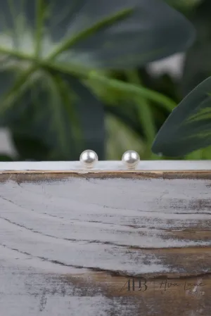 Petite Pearl Stud Earrings