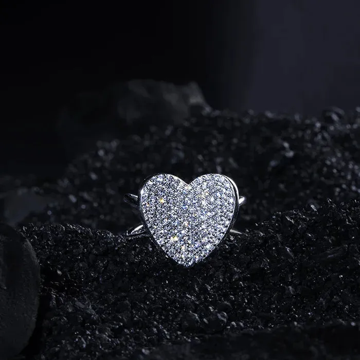 Radiant Heart Ring