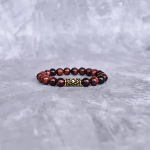 Red Alpha - Tiger Eye Bracelet