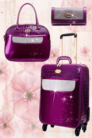 Sleek and Steady Signature 3 Pcs. Vegan Luggage Set