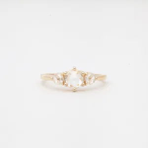 White Diamond Large Tidals Ring